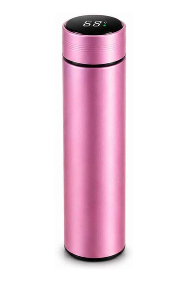 500ml Smart Stainless Steel Water Bottle with LED Temperature Display – Double Wall Vacuum Insulated Thermal Flask, Tea Infuser, Leakproof Reusable Travel Bottle for Office, Gym & Hiking
