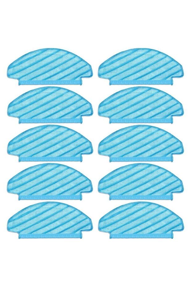 (10-pack) Washable and reusable mop pads, mop cloths, and durable cleaning wipes suitable for T8/T8+/T8 AIVI/T8 series/N8 Pro vacuum cleaners.