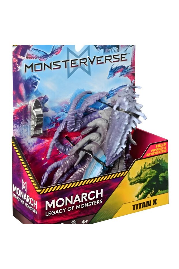 PM35223 Playmates Godzilla Vs Kong Anime Action Figure Ion Dragon TITAN X Scylla Doll Model Toys Col