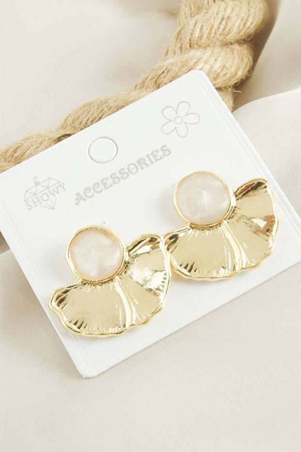 Oval Enamel Earrings