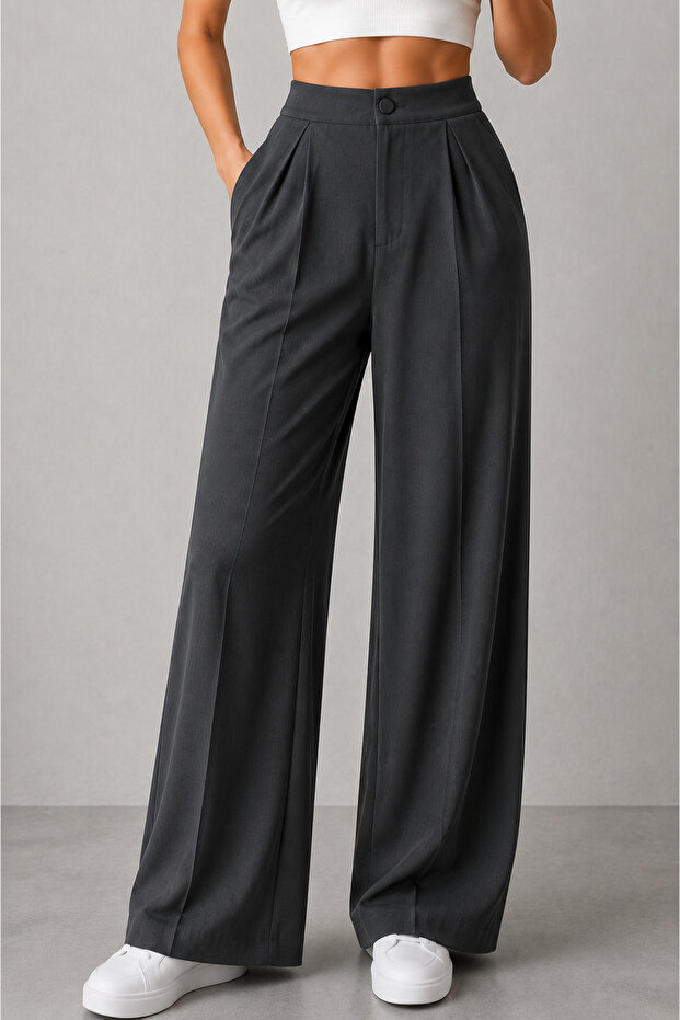 Buttoned Trousers Oversize Original Cut