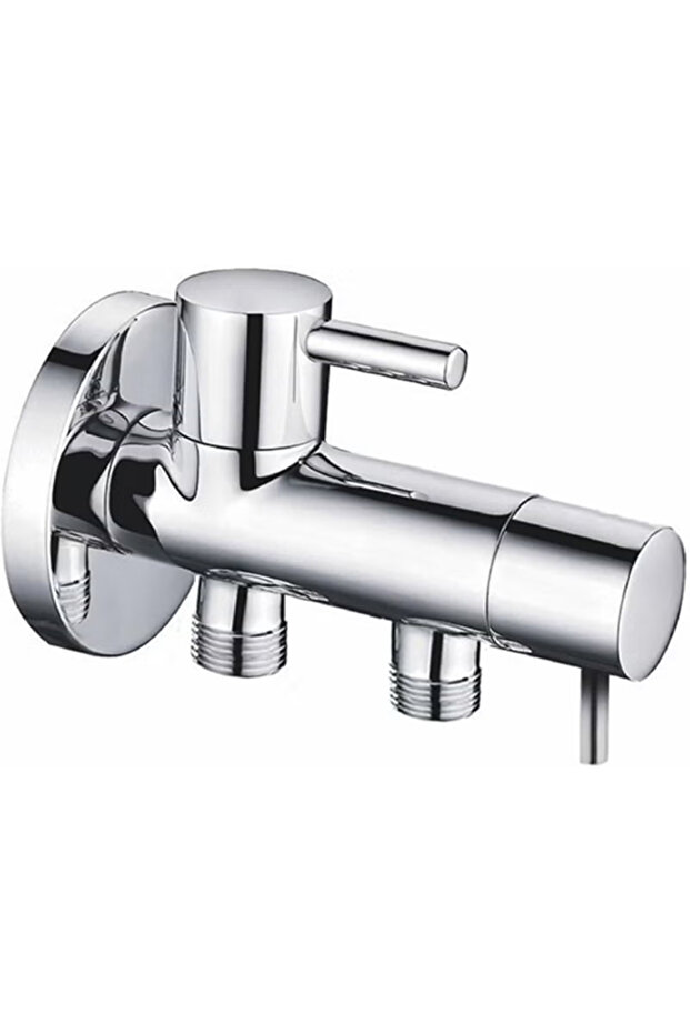 Brass Multi-function Angle Valve with Double Switch and Diverter Faucet