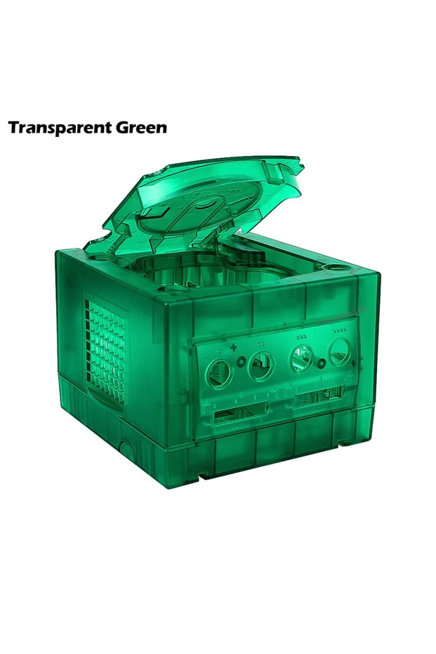 TRN Green NEW 6 CLORS For Gamecube NGC Replacement Shell Transparent Case for Gamecube NGC GC Game C