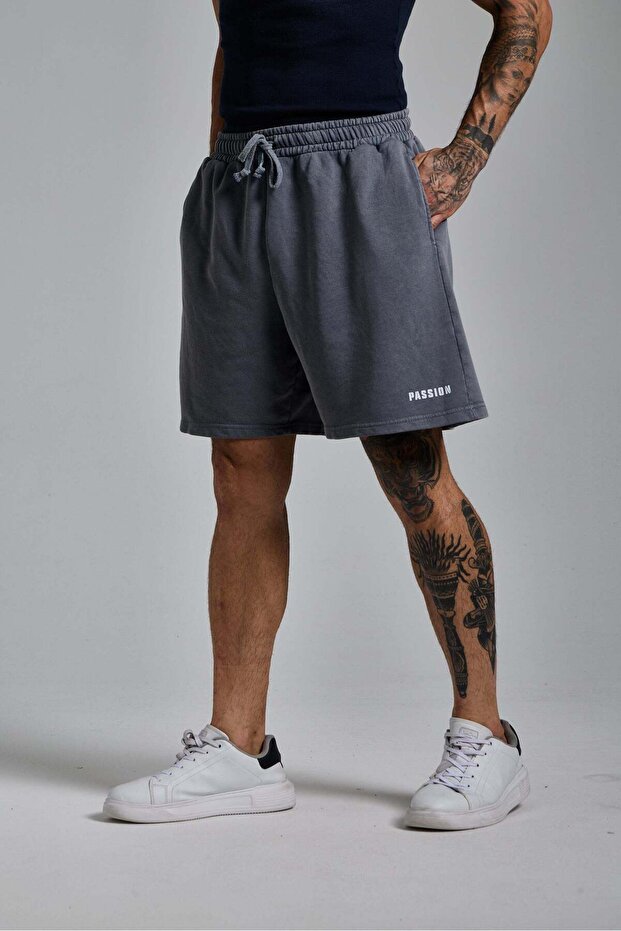 Washed Basic Shorts