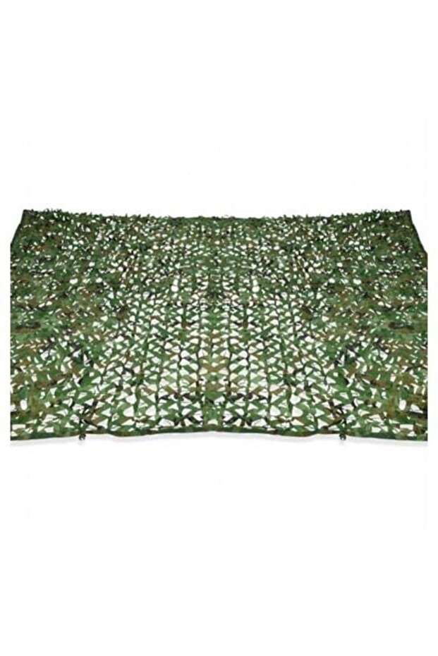 Rectangular sunshade sail, camouflage pattern, 3x4 meters, green checkered.