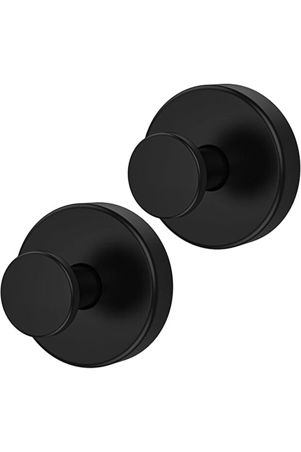 Suitable for Removable Reusable Suction Cup Hooks Shower Heavy-Duty Towels Robes Wreath Black 2