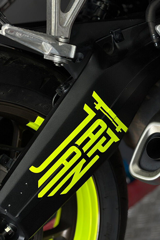 Japan Lettering Logo Sticker for Japanese Motorcycle Group (20Cmx10Cm)