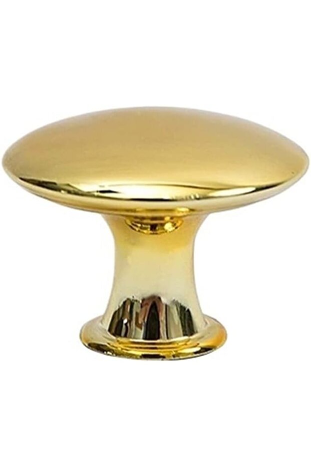 20 round cabinet handles, drawer and wardrobe door hardware (gold)