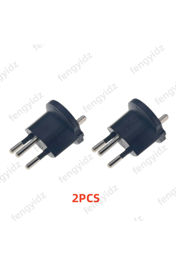 black 2pcs 1PC European France TO Swiss plugs Travel Adapter 3 pin plug 10A 250V Power Plug EU to