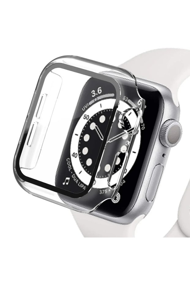 Series 7-8-9 45mm Transparent 19 Tempered Glass+cover For Apple Watch Accessories 45mm 41mm 44mm 40m