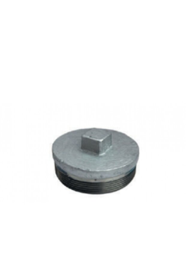 6 Cast Iron External Grooved Plugs