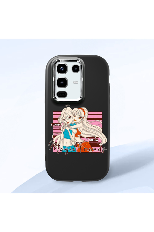 Infinix Note 50/Note 50 Pro Compatible Black Silicone Case with Shock-Absorbing Camera Protections