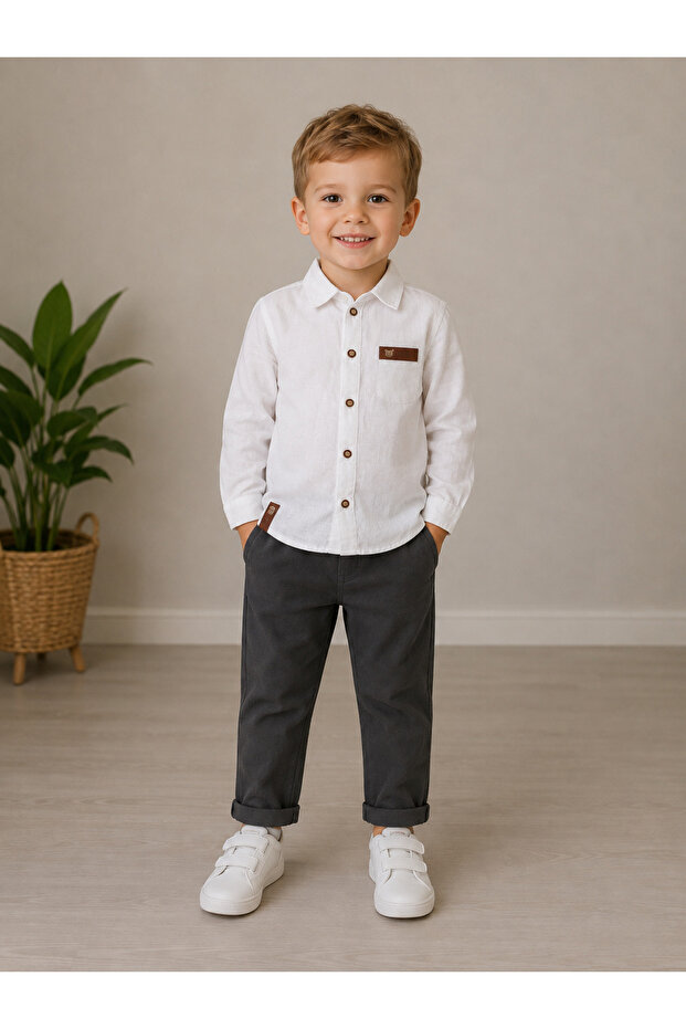 Boy's Shirt and Pants Set