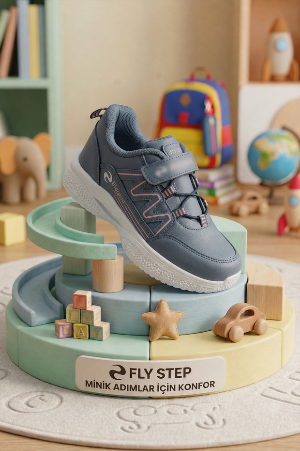 Children's Sports Shoes Girls Boys Unisex Daily School Shoes Velcro Orthopedic Comfortable Sneaker