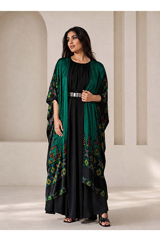 Ankara G cape kaftan set