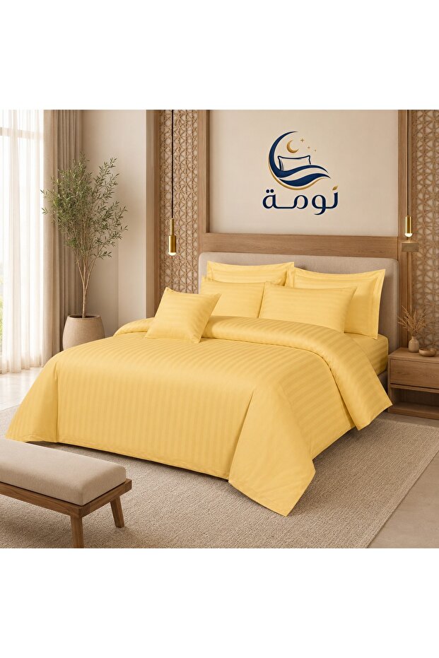 مفرش نومة الفندقي الفاخر – 7 قطع