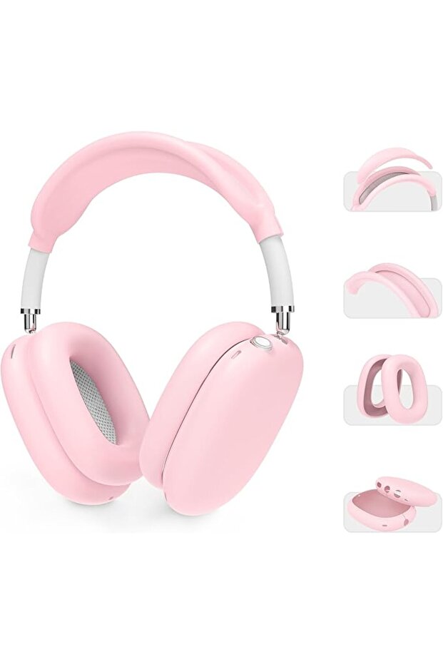 غطاء سيليكون لسماعات AirPods Max (USB-C/Lightning) |   [4 في 1] مضاد للخدوش Ea