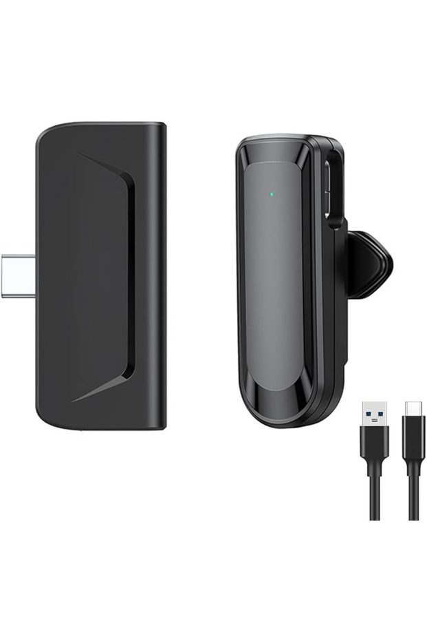 ® Wireless Mic Lavalier Microphone Noise Reduction Lapel Mic, Compatible for Type-C Andr