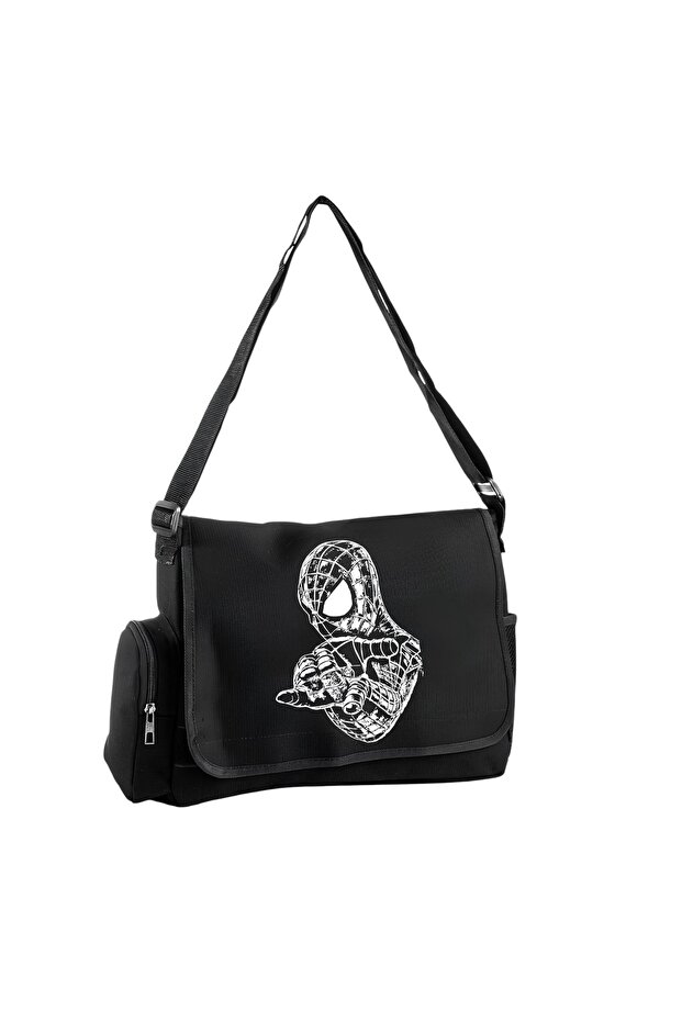Spider Man Printed Unisex Messenger Bag Voluminous Postman Bag/ Laptop Bag/ School Bag