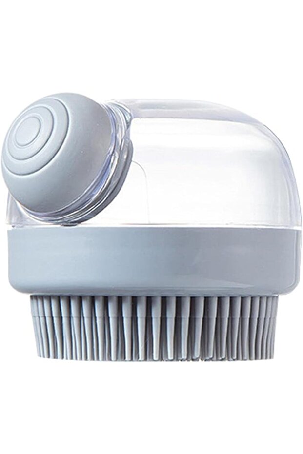 Silicone Body Brush Shower Scrubber with Shower Gel Dispenser Function, 2Pack Soft Silicone Bath Mas