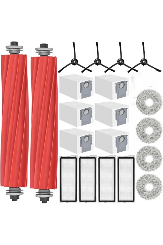 Robotic Vacuum Cleaner Accessories - Accessory Kit - Compatible with Roborock Qrevo S/P10 Pro/Qrevo Plus Robotic Vacuum Cleaner Accessories - Includes