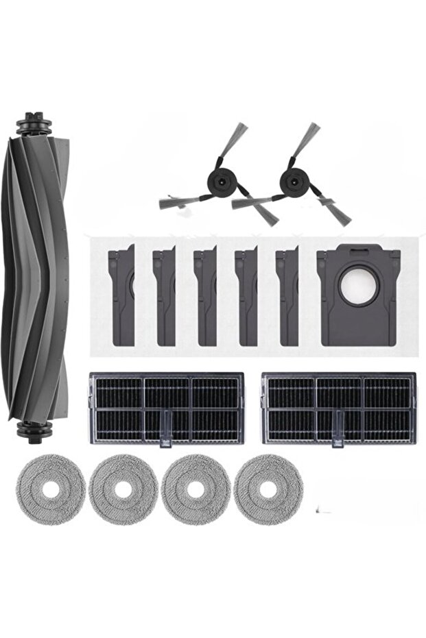 Vacuum Cleaner Accessory Kit - For Dreame X40/X40 Pro/S30 Pro Ultra, X40 Ultra/L40 Ultra/X40 Master Robotic Vacuum Cleaners - Includes 1 main brush, 2