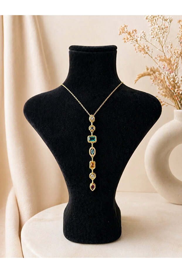 Gold 7 Element Kolye