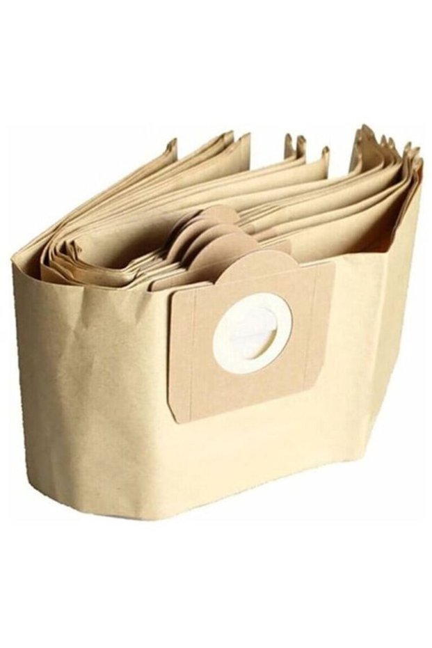 Dust bags for Kärcher WD3 vacuum cleaners, 5-pack straight dust bags, suitable for Kärcher WD3, WD 3 Premium, WD3200, WD3500P, A2204, A2204, A2534 and