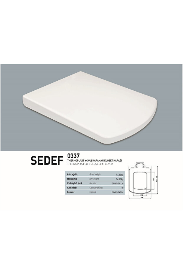 Toilet Seat Cover Soft Square (10) ()
