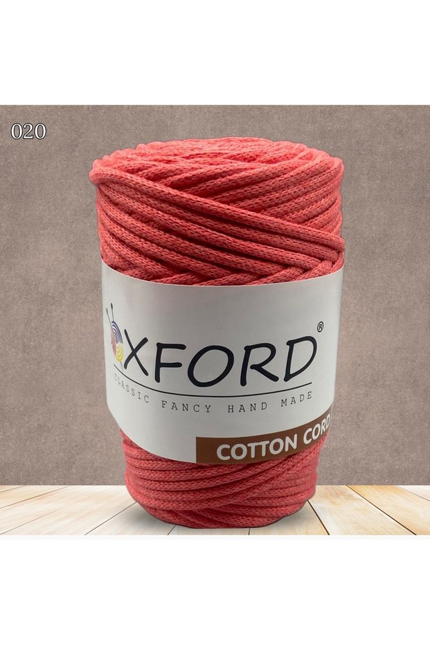 Oxford Cotton Cord 020 Coral