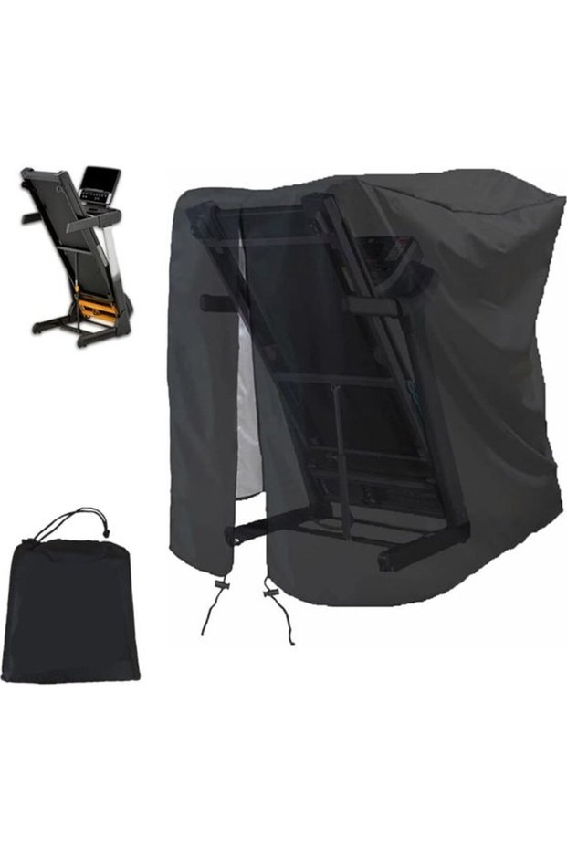 Waterproof treadmill cover - protective With storage bag Weatherproof 117 x 97 168 cm Zippered Foldable Oxford cloth Tear-resistant