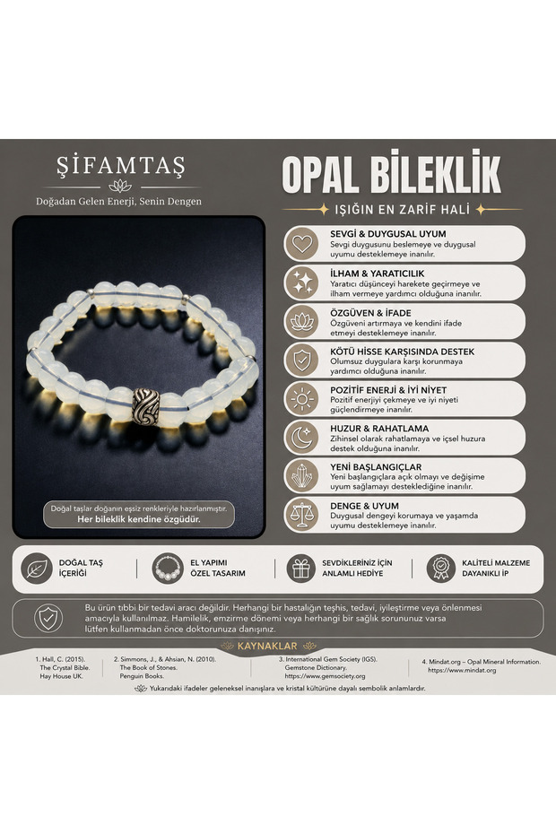 Opal bileklik