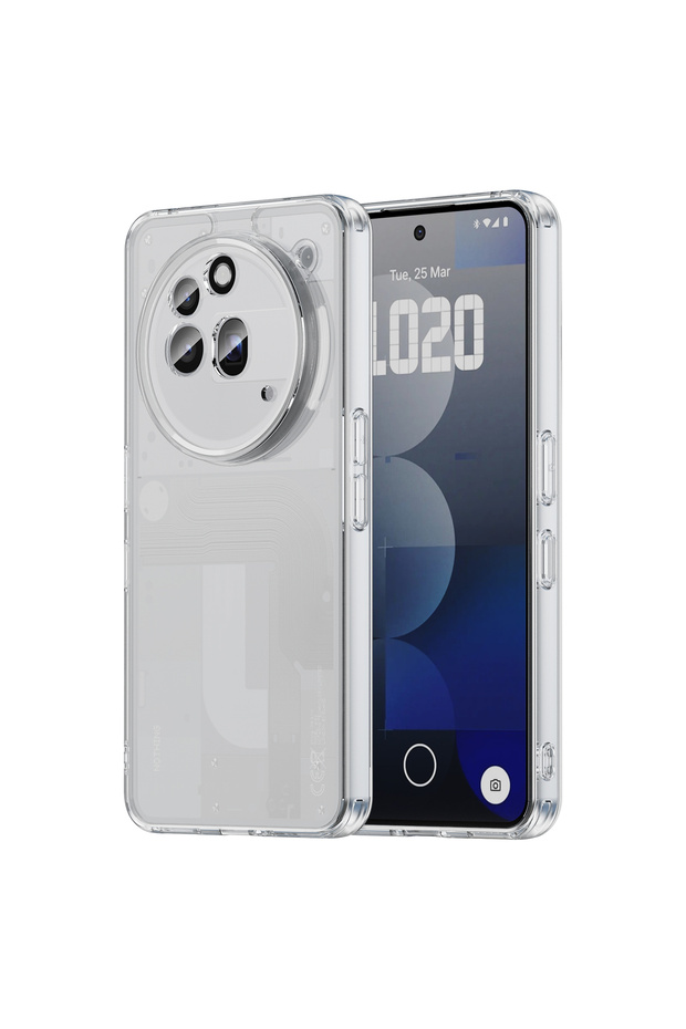 Nothing Phone (3a) Pro TPU and Acrylic Clear Applicable to Nothing Phone 3a Series Color-Transparent