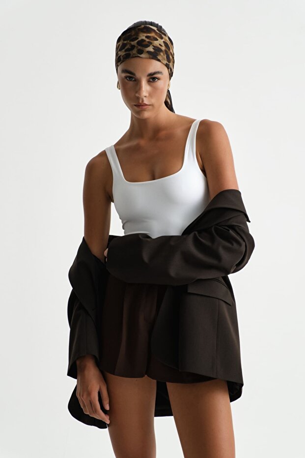Premium Darcy Square Neck Bodysuit