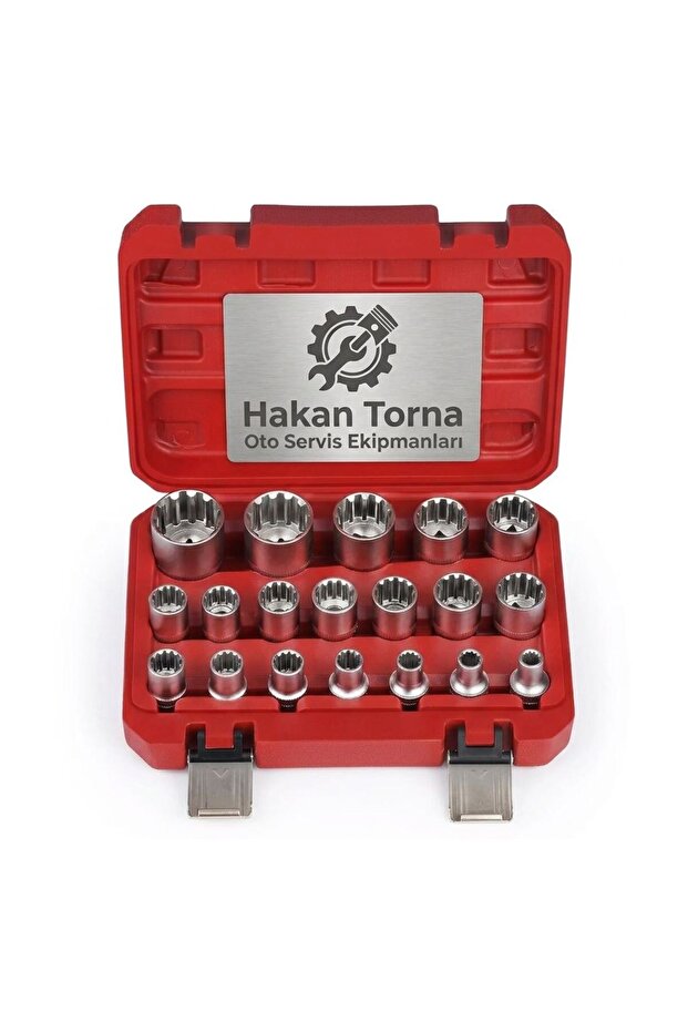 - Arm - Multifunctional Spiline Multi Socket Tool Set 19 Pieces
