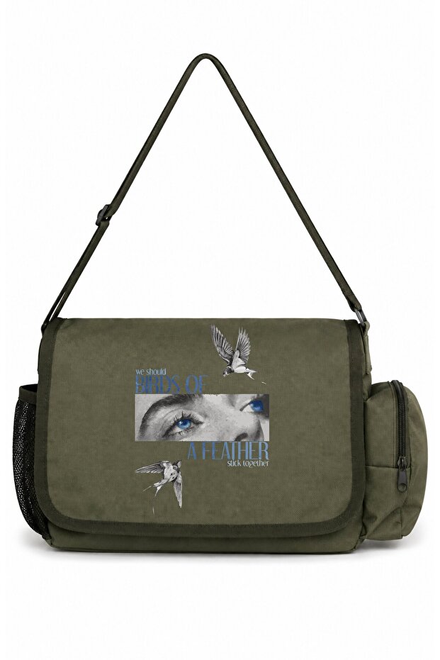 Billie Eilish Singer Printed Unisex School, Sports, Office Multi-Purpose Messenger Bag
