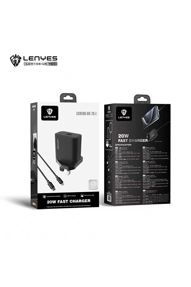 شاحن سريع USB-C | شاحن حائط PD للهواتف الذكية والأجهزة اللوحية وأجهزة USB-C