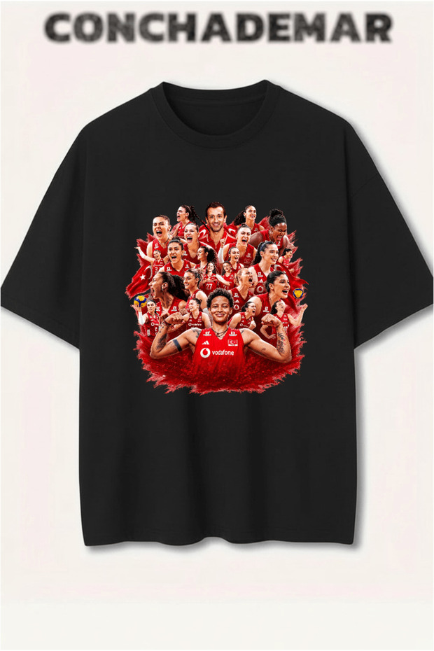 Sultans of the Net Printed Premium Oversize Cotton T-Shirt