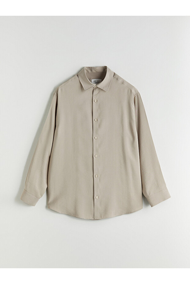 Ozmarka New Season Comfortable Fit Long Sleeve Men's Shirt