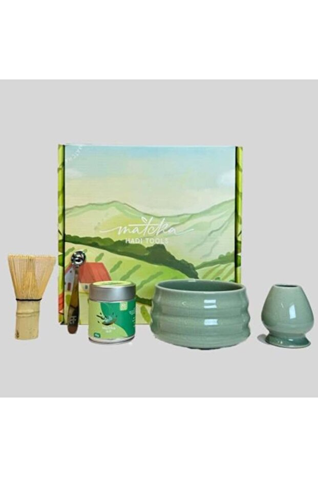 Teaware Set (Green) | Handmade