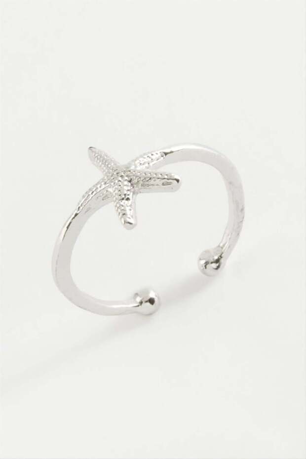 Starfish Joint Ring - Silver