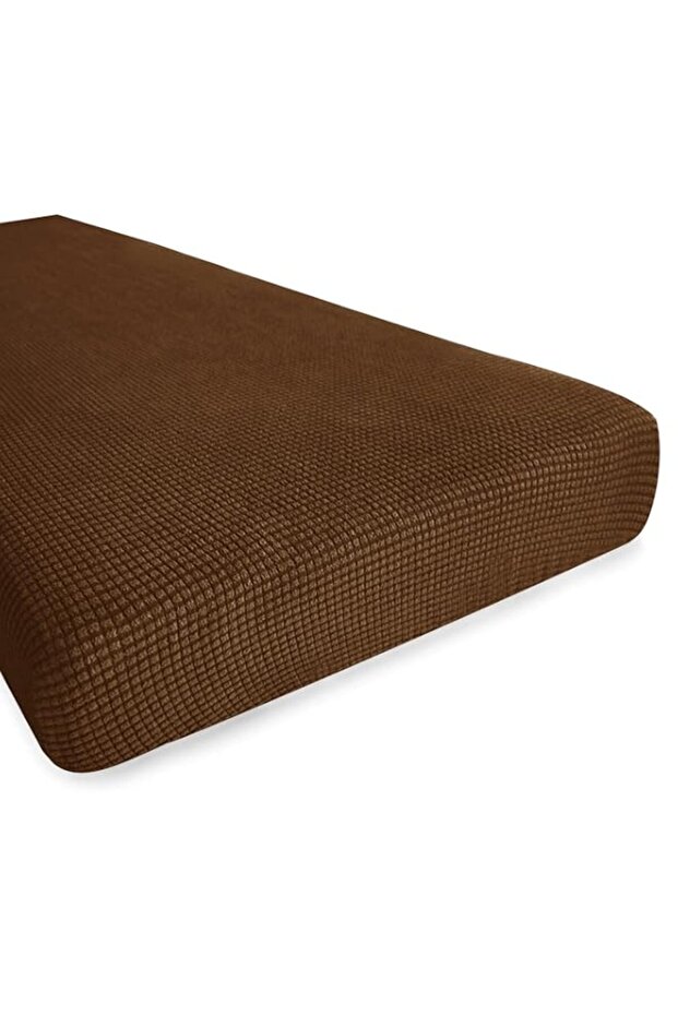 Hokway Couch Cushion Covers Stretch Cushion Covers Sofa Seat Cushion Slipcover Cushion Protector(Coffee, Medium)