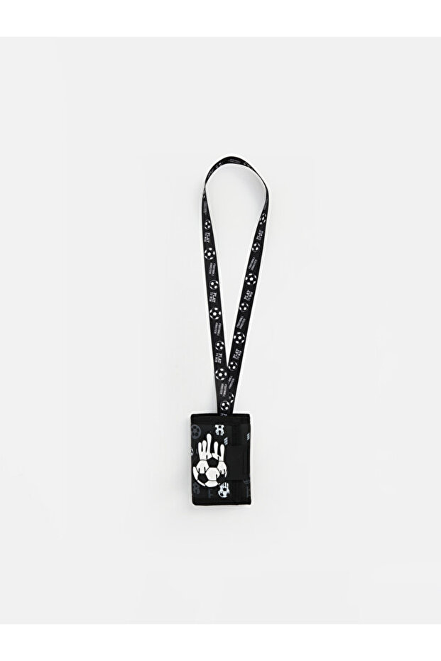 Esvab • Modern & Distinctive Football Printed Boys' Wallet with Neck Strap