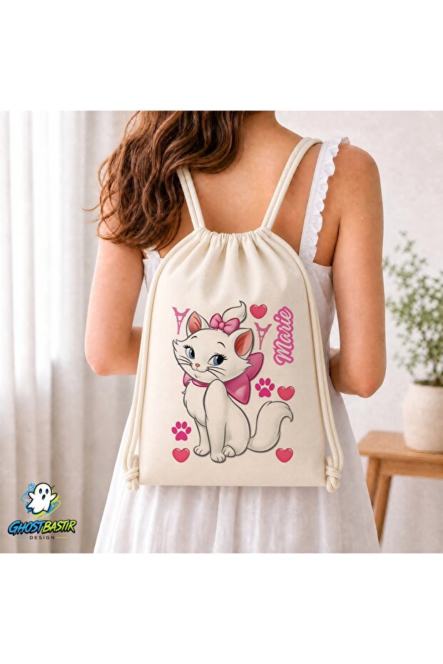 Marie Drawstring Linen Bag C181