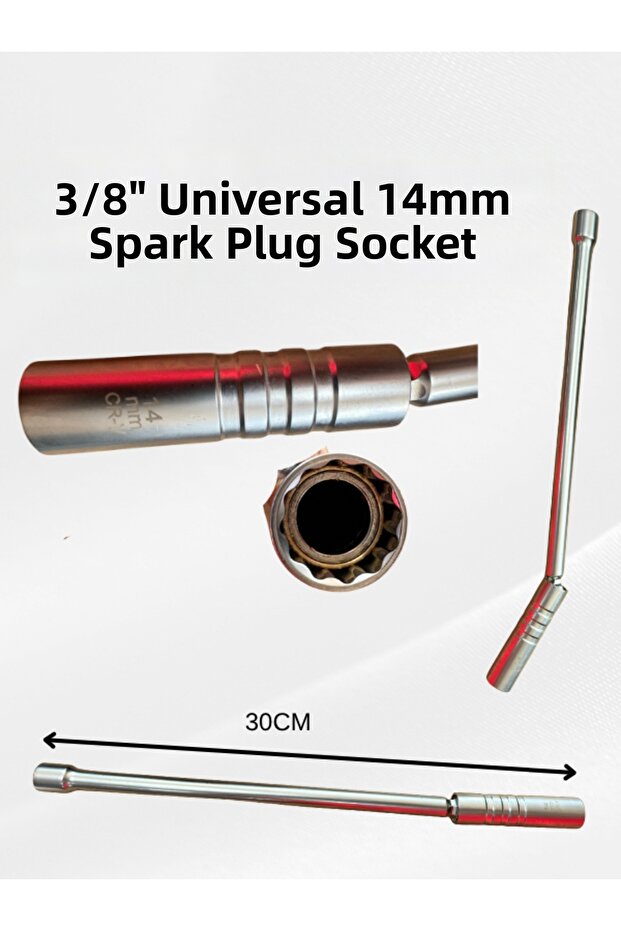 3/4 14mm Spark Plug Socket with Jointed Connection