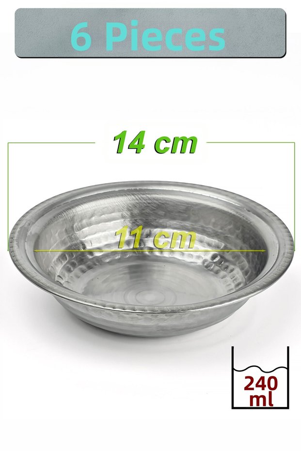 14 cm Chrome Steel Breakfast and Appetizer Bowl 240 ml |   Snack Bowl, Sauce Bowl, Presentation Bowl -Kase1411