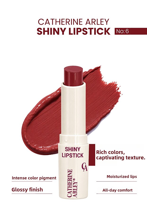 Shiny Lipstick Lipstick Fresh Bordeaux 06