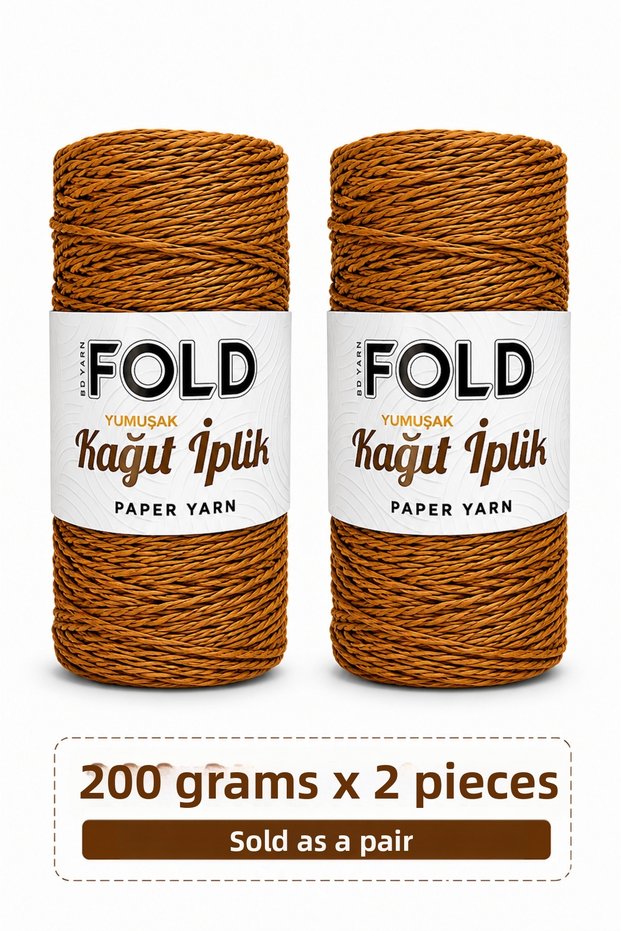 Premium 200 Gr X 2 Pieces Soft Paper Rope Straw Paper Rope Bag, Supla Rope