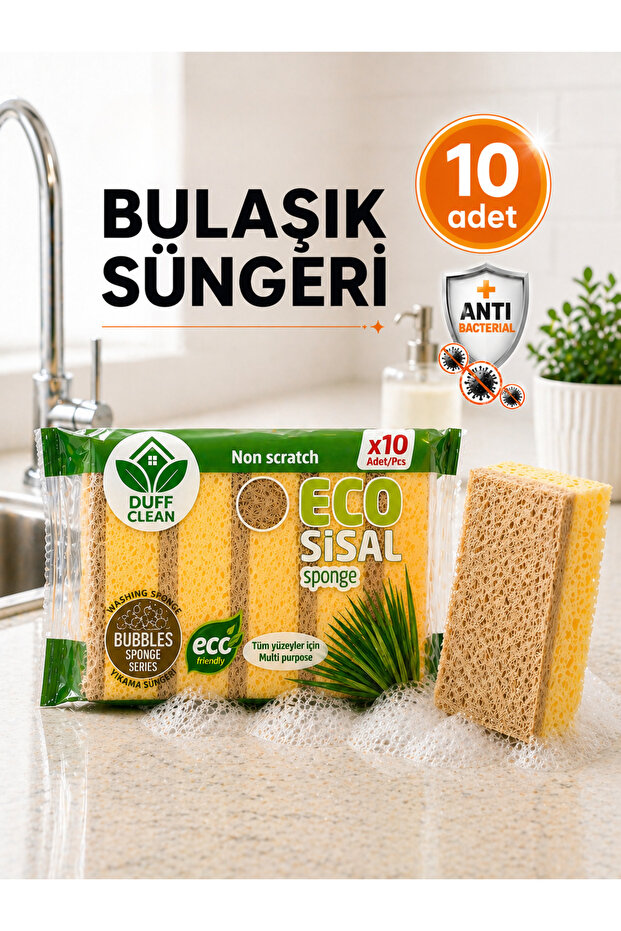 10 Pcs Dish Sponge from Sisal Plant