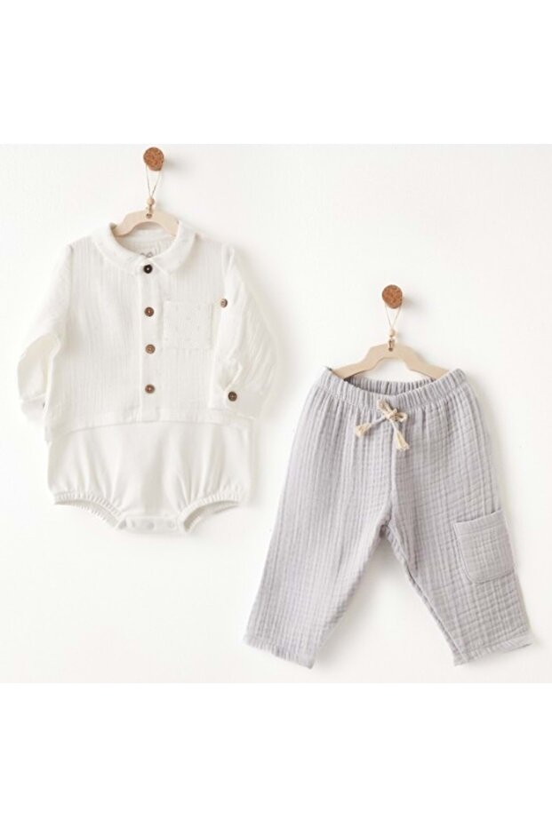 Baby Boy Set Gray
